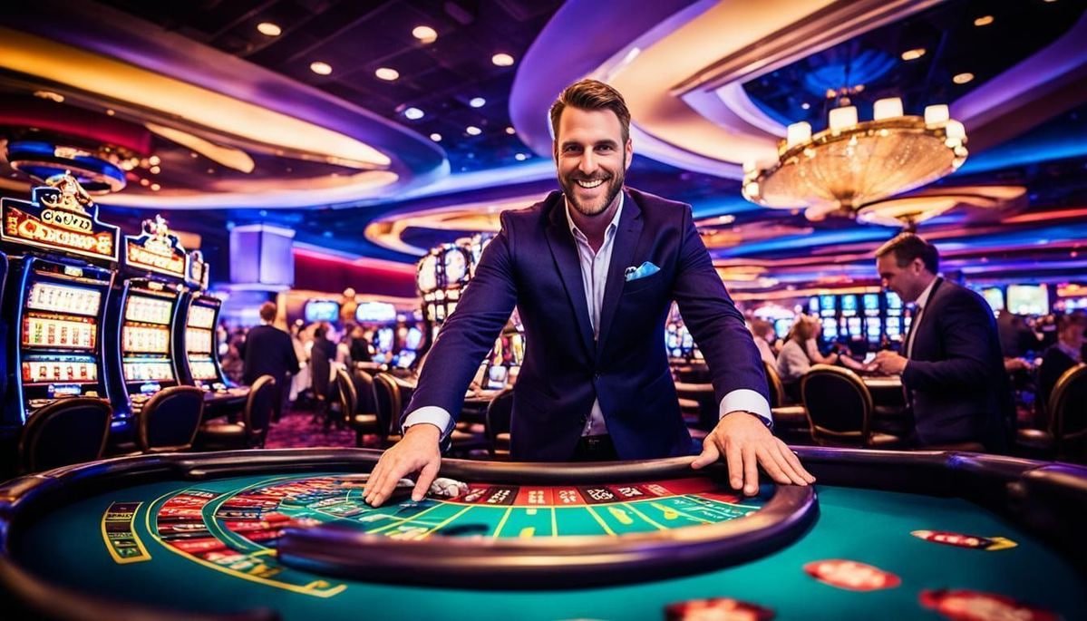 High Roller player enjoying premium casino games in the Philippines